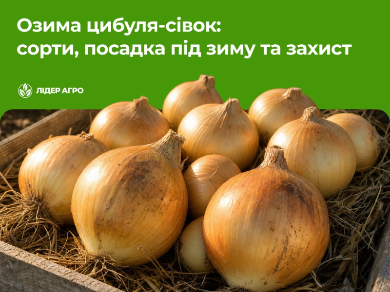 Озима цибуля-сівок (арпаж): сорти, посадка під зиму та захист від стрілкування