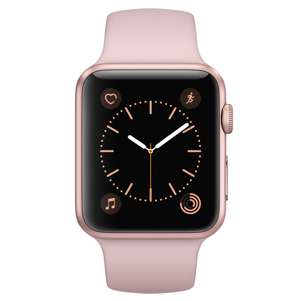 Смарт-часы Apple Watch S2 Sport 42mm Rose Gold Al/Pink (MQ142RU/A)
